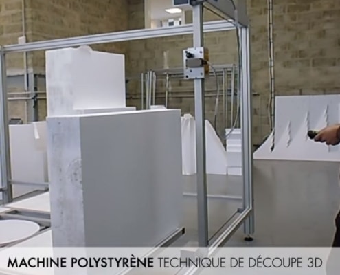 Découpe de polystyrène, découpe de lettres